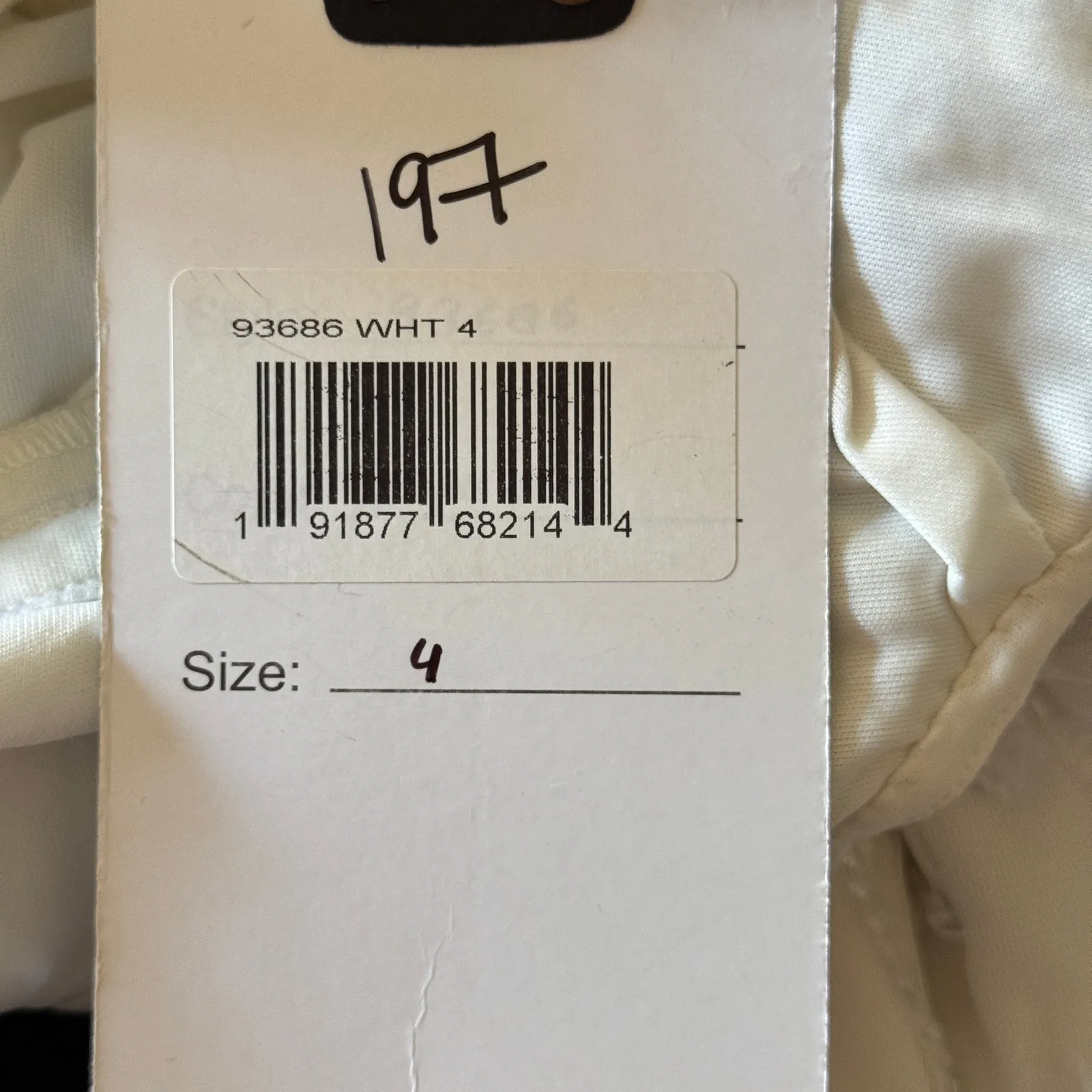 Mac‎ Duggal 93686 Floral Applique Gown Dress White Size 4 NWT - Image 12