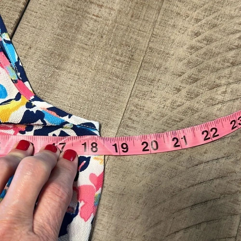 Juicy Couture Womens Floral Waterfall Print Midi Dress Multicolor - Image 4