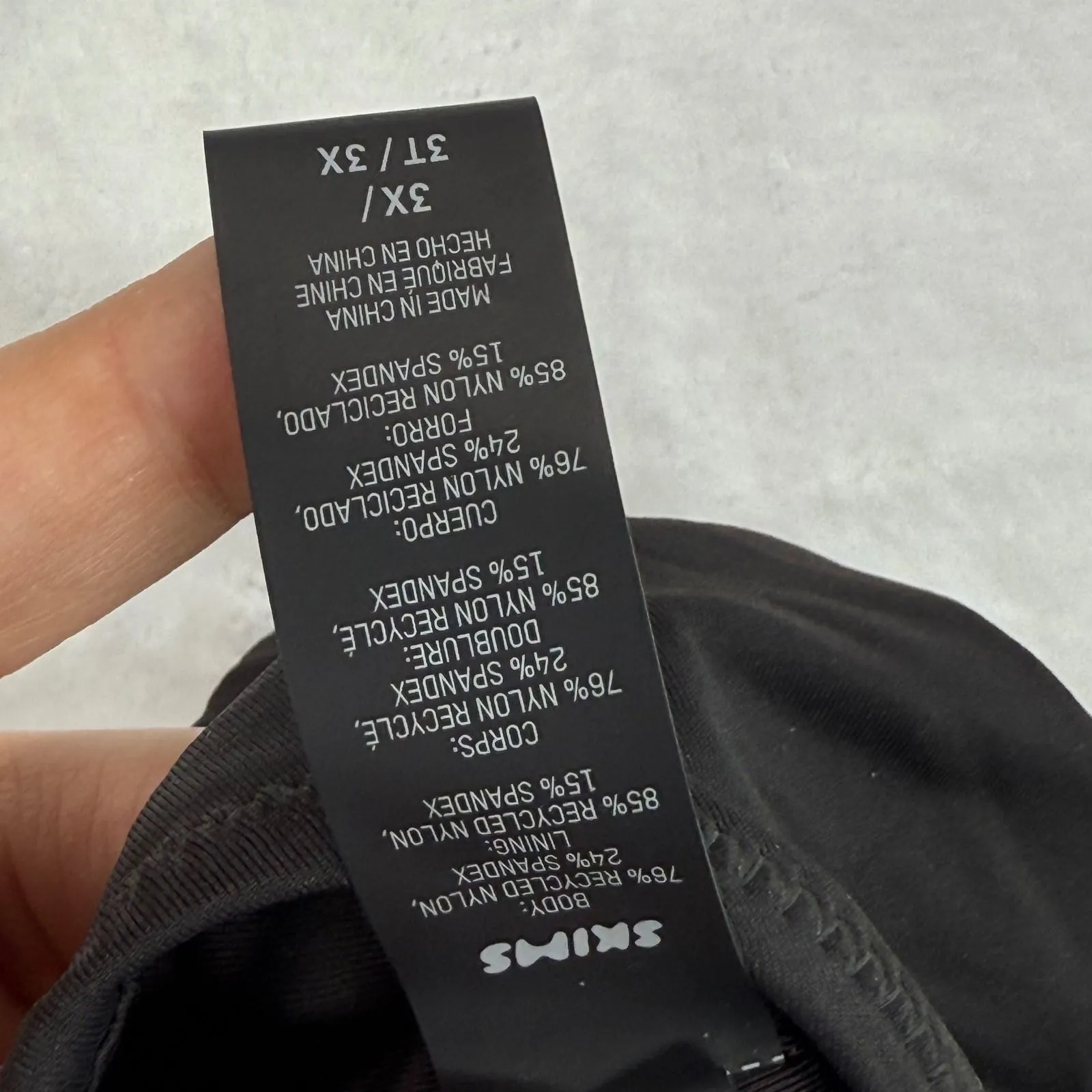 SKIMS Fits Everybody Scoop Neck Bralette Comfortable Everyday Black 3X - Image 5