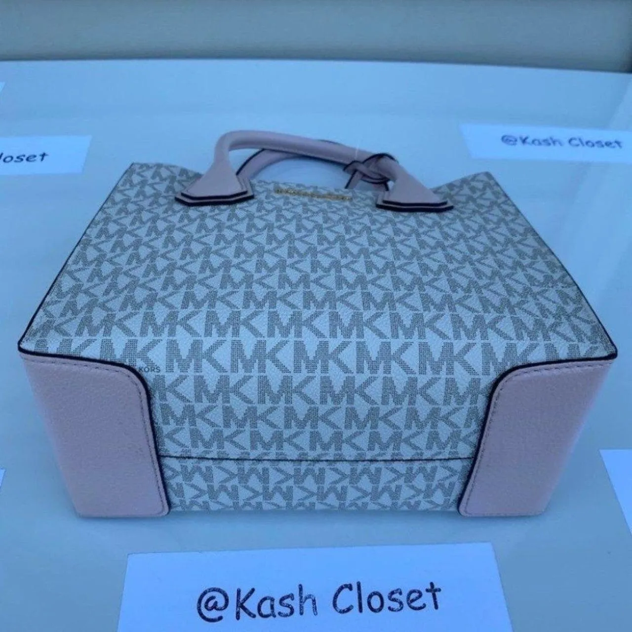 Michael Kors Powderblush Mercer Messanger Bag Medium Crossbody Purse - Image 7