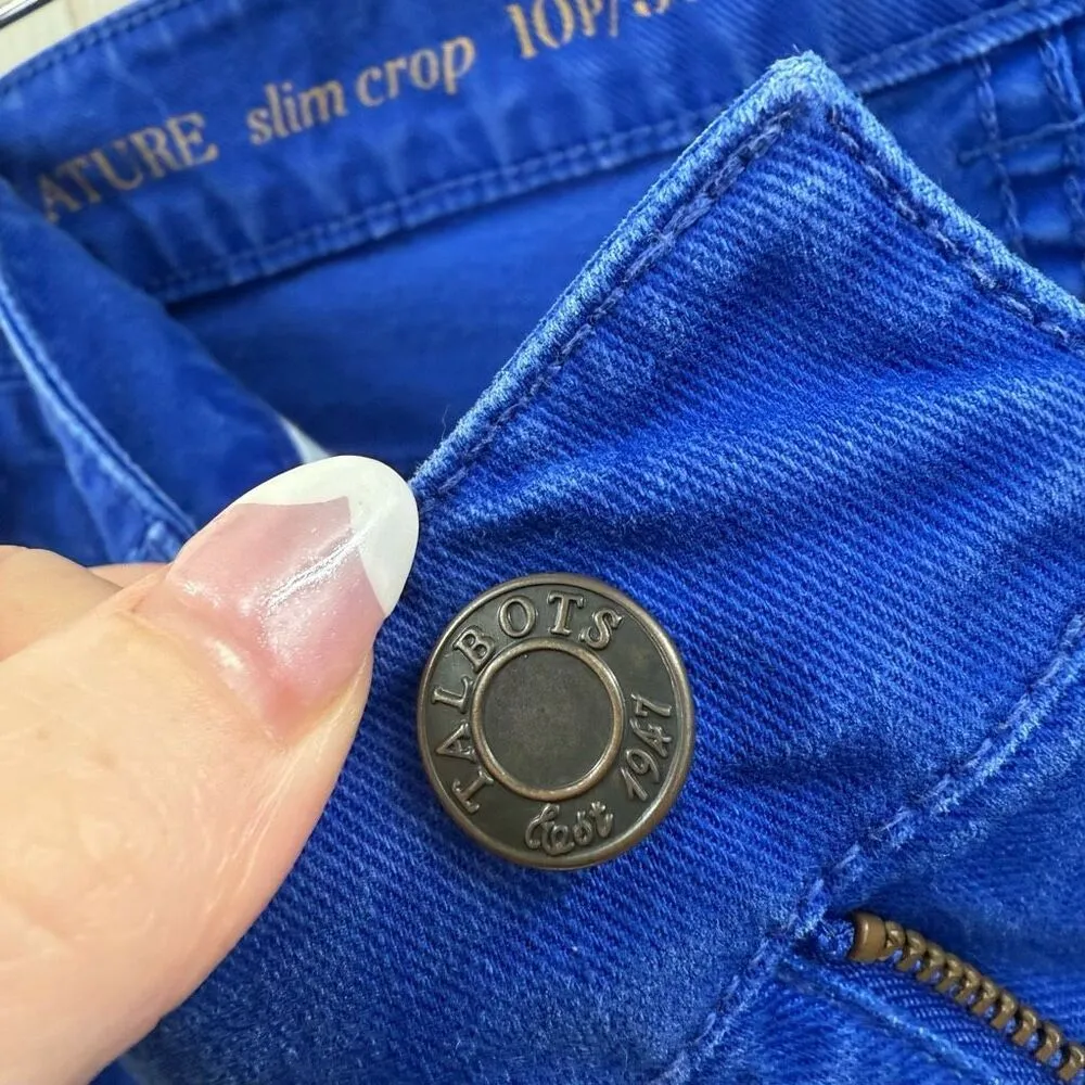 Talbots Women’s 10P Blue Slim Crop Jeans - Image 3