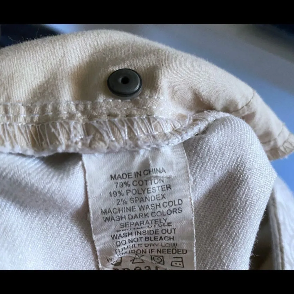 Prana Womens Breathe Kara White Floral Geometric Printed Skinny Jeans - Image 9