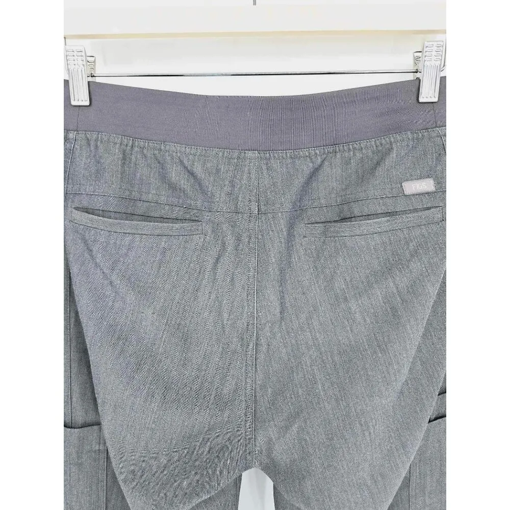 Cade Cargo Scrub Pants Straight Leg Graphite Gray Women's Small Pants - Image 8