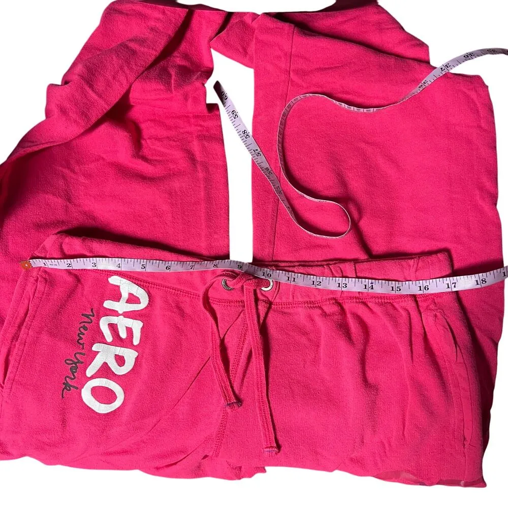 Aeropostale Pants Womens Medium Y2K Retro Throwback Wide Leg Active Lounge - Image 13