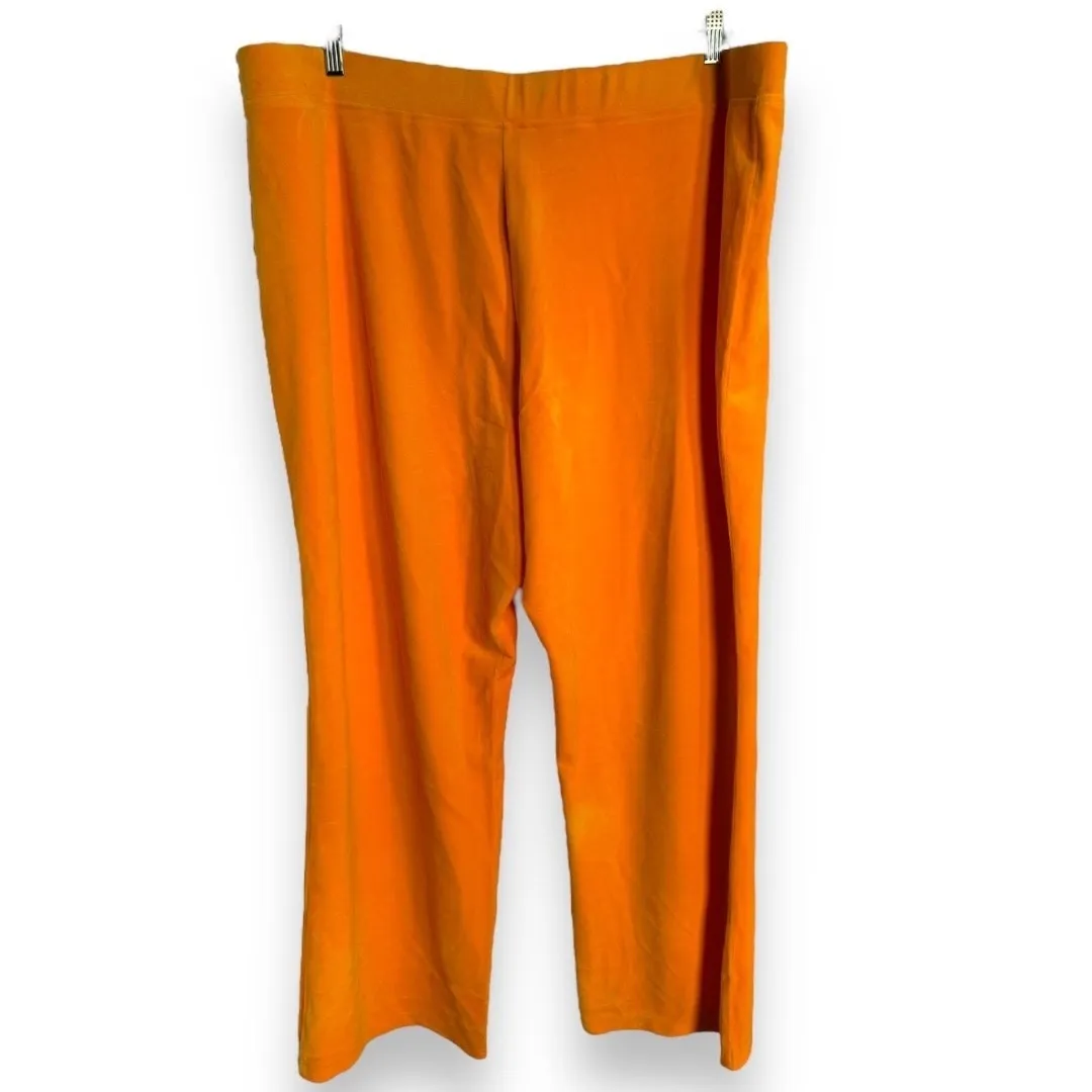 Juicy Couture x Olay Womens Track Pants‎ 3X Yellow Wide Leg Face Anything Velour - Image 4