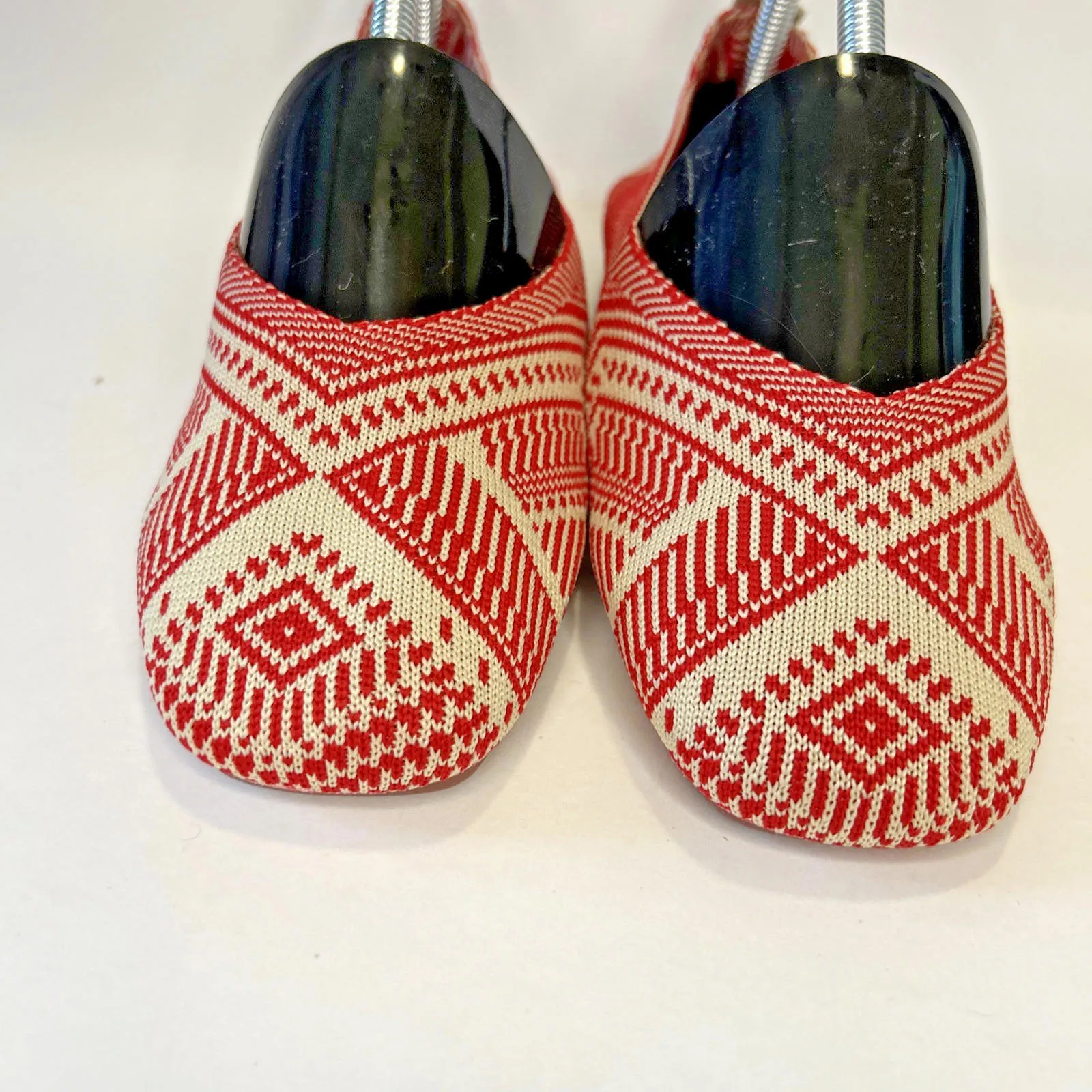 RVROVIC Women’s Flat Shoes Sz 8.5 Knitted Lightweight Slip - Image 2