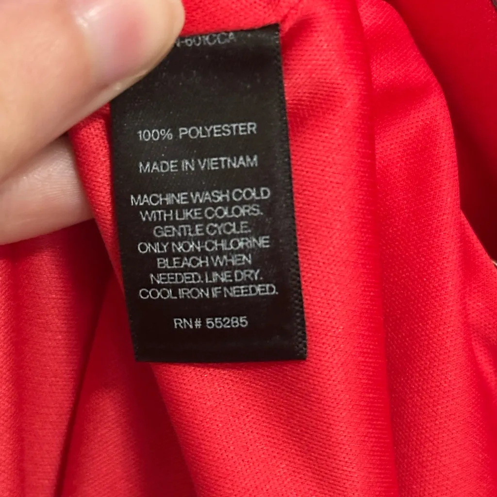 Express Red High Neck Halter Sleeveless Mini Dress size 6 new with tags - Image 10