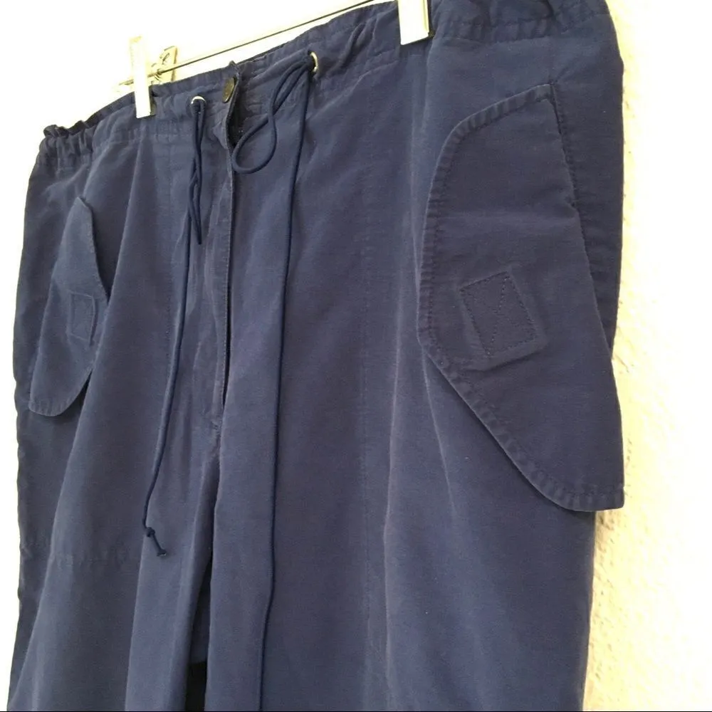 Lauren Ralph Lauren jogger drawstring navy pants S Blue - Image 3
