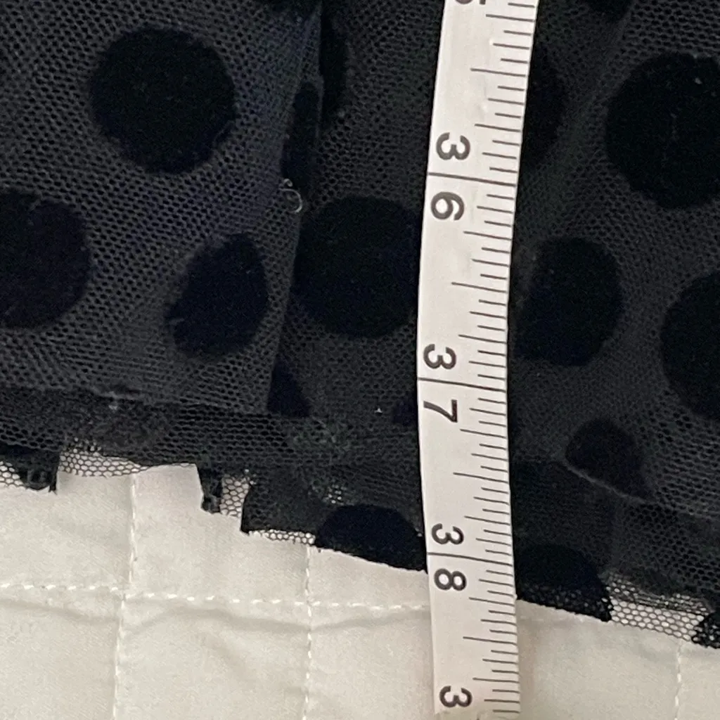 Free People Dreaming Of You Tutu Tulle Maxi Skirt size 0 in black - Image 8