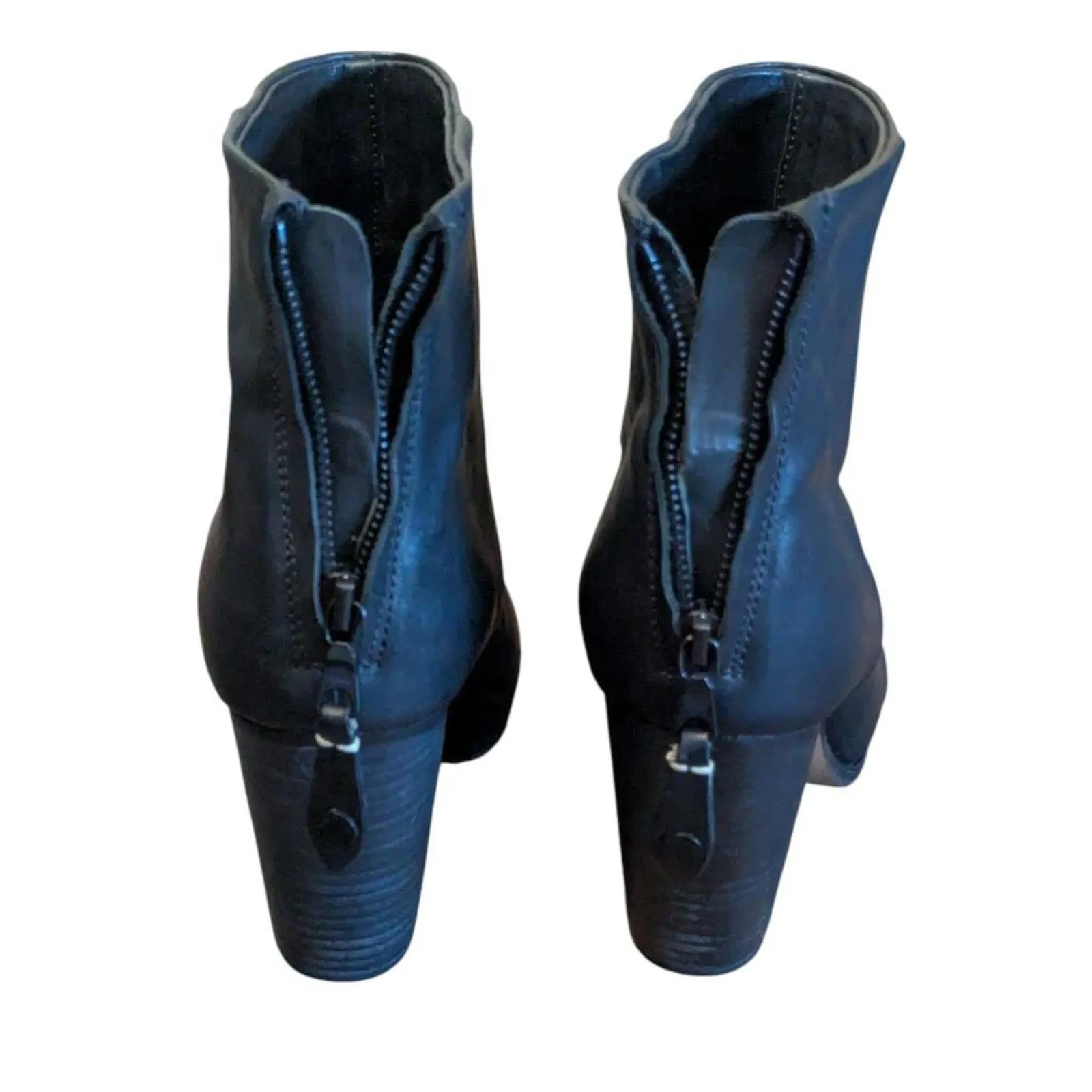 rag & bone 39.5 (US 9.5) Black Leather Ankle Boots - Image 4