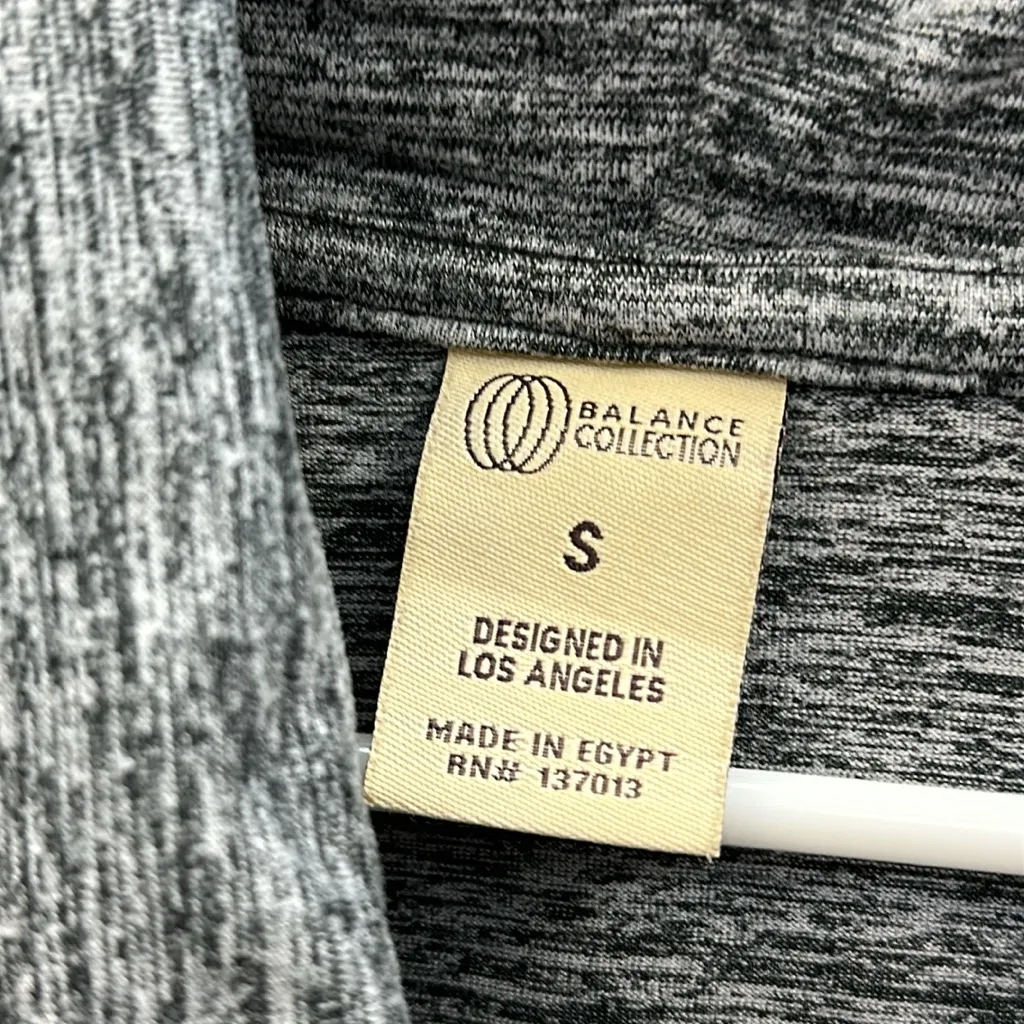 Balance Collection Cowl Neck Long Sleeve Thumb Hole Kangaroo Pocket Shirt Small - Image 12