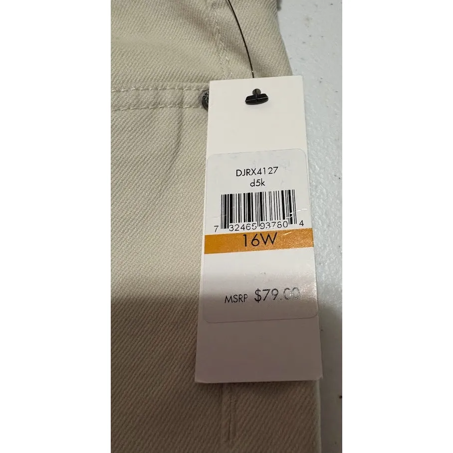 DKNY Jeans Women's Williamsburg High Rise Flare Crop Plus Size 16W NWT - Image 10