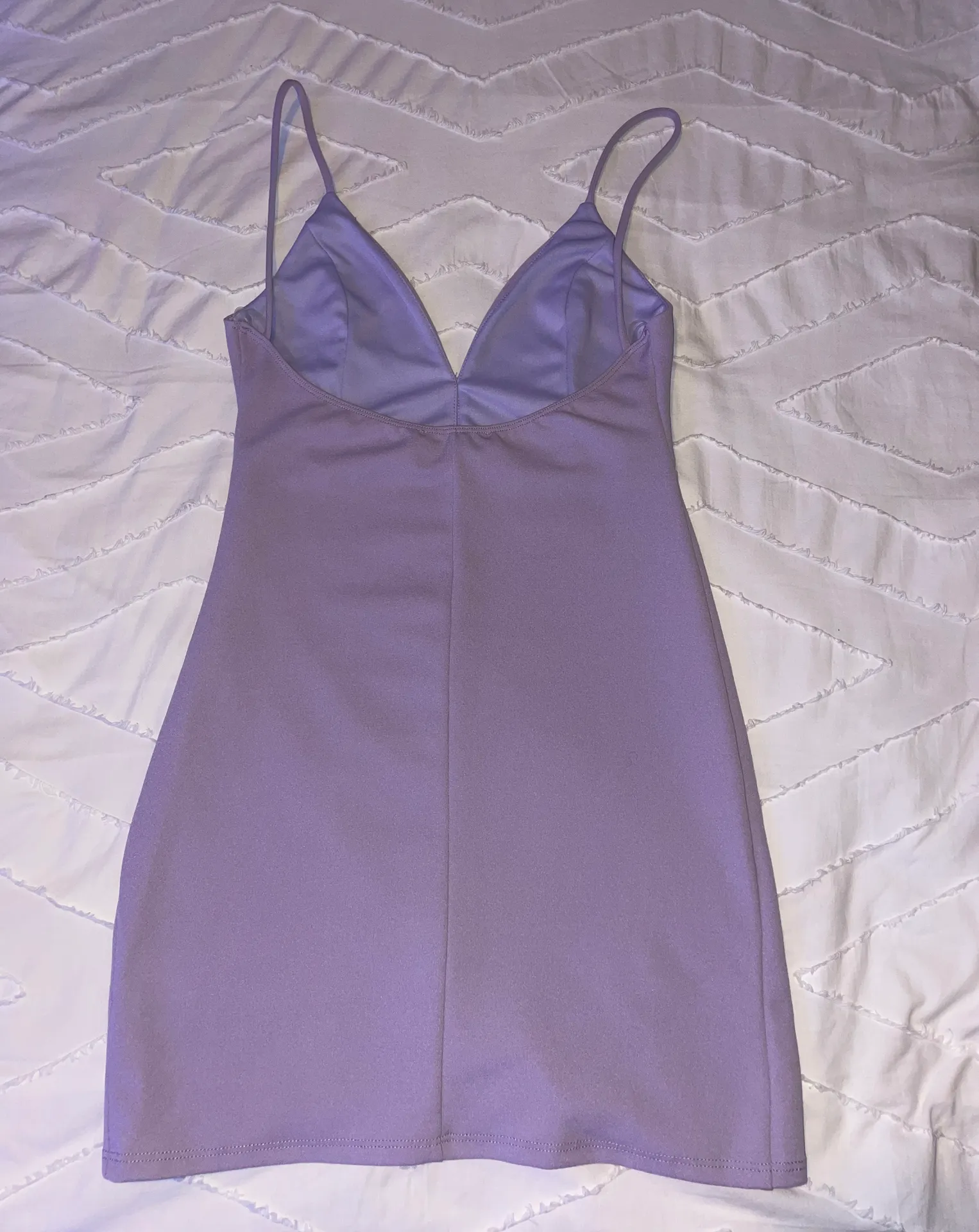 Purple Mini Dress - Image 3
