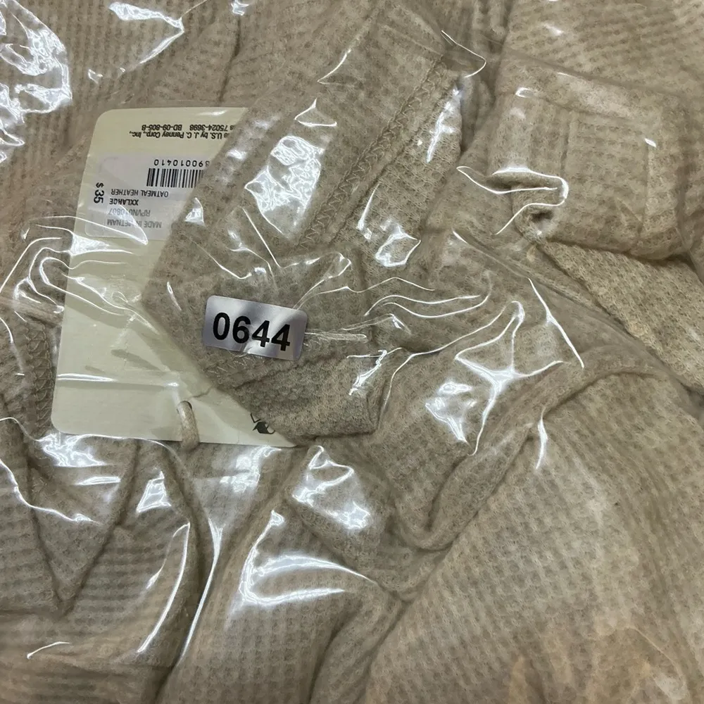 a.n.a. Beige V-Neck Sweater - Image 6