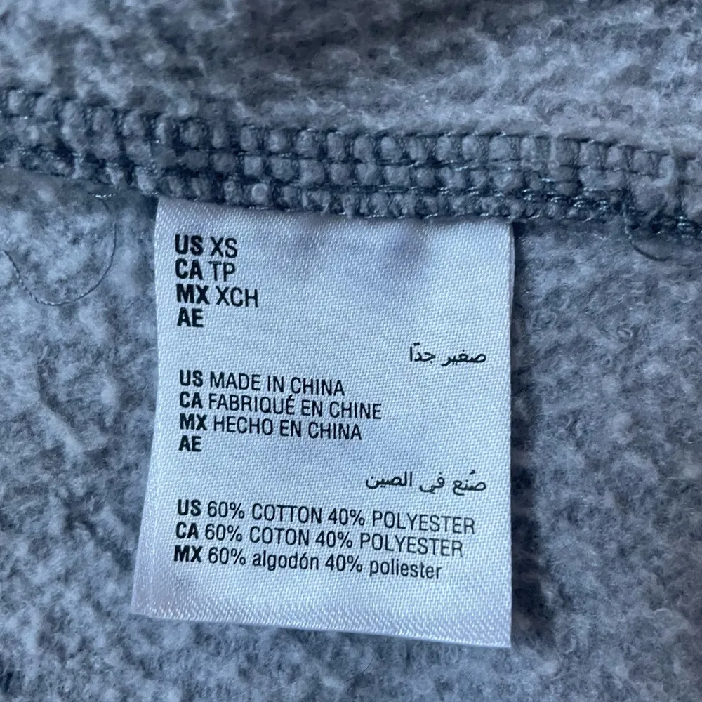 And Now This Cropped Grey Hoodie - Image 4