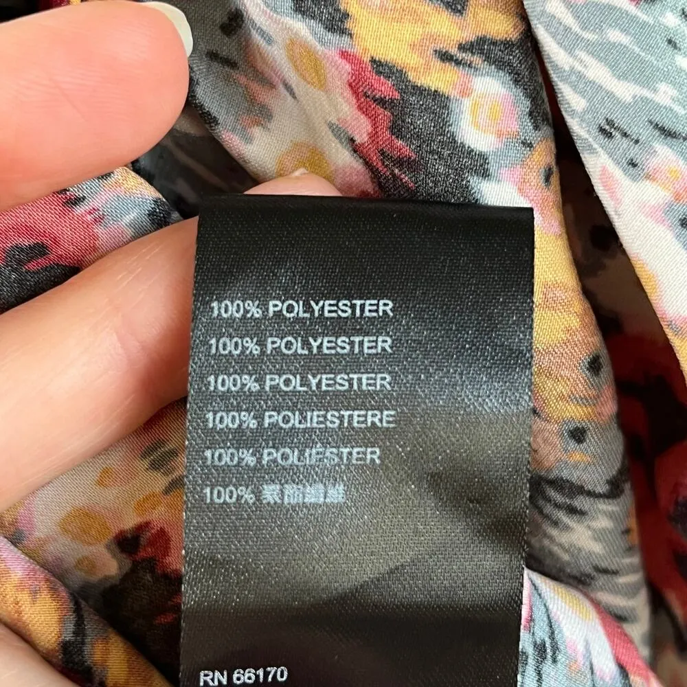 Urban Outfitters Naoi Strappy Mini Dress Colorful Floral Size M - Image 15