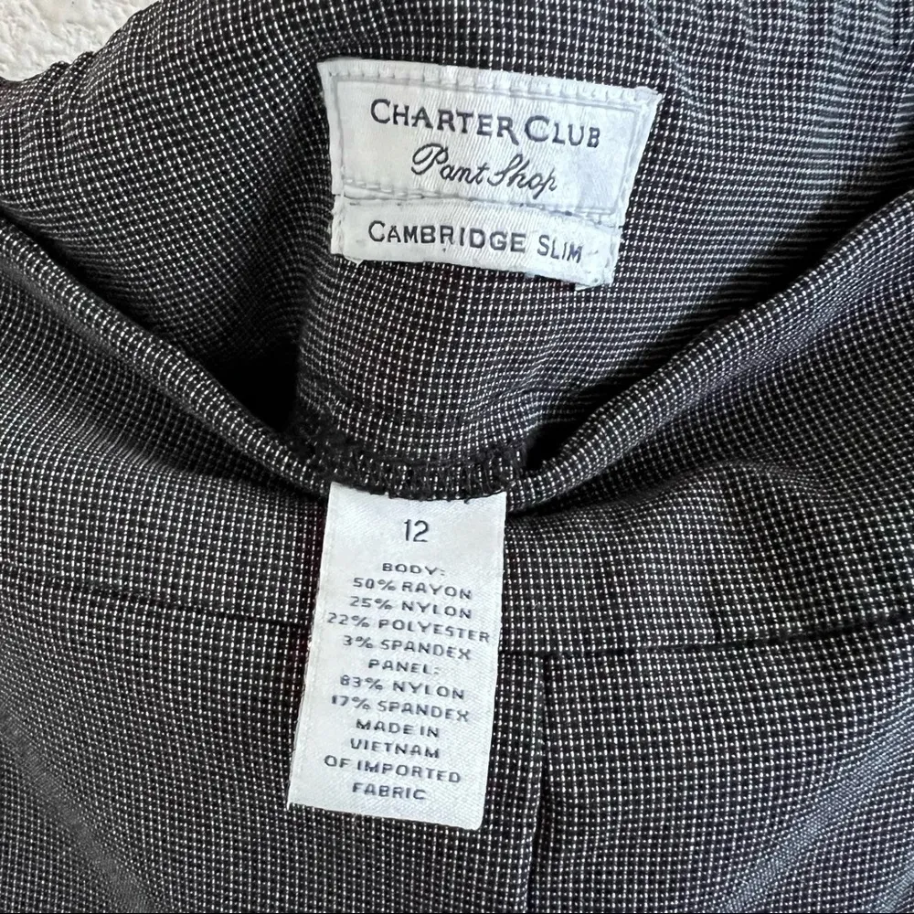 Charter Club Pants Shop Cambridge Slim Pull On Stretch Pants Career Work Office - Image 2