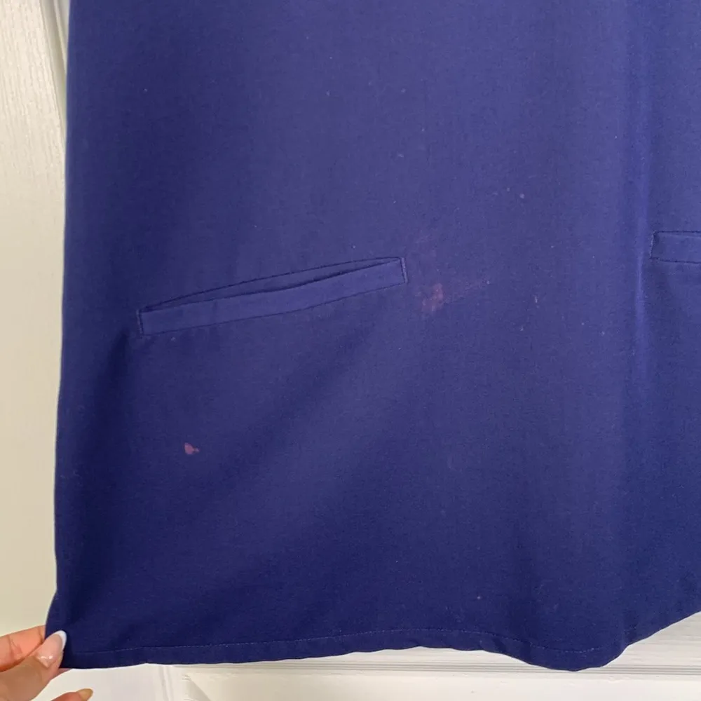 Figs Scrub Casma Navy V-Neck Top Doctor Pharmacist Nurse Medical Hospital Size L - Image 5