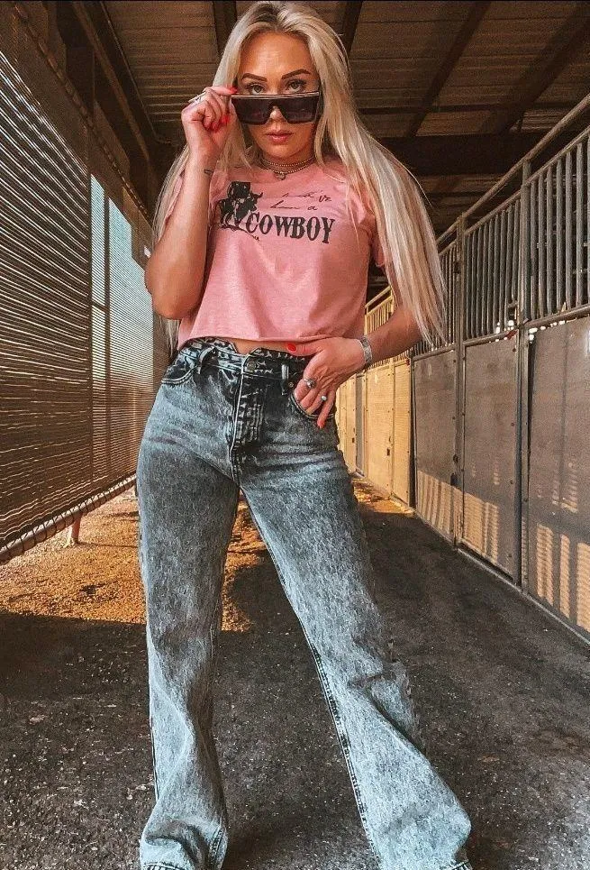 KanCan USA Black Acid Wash Jeans - Image 3