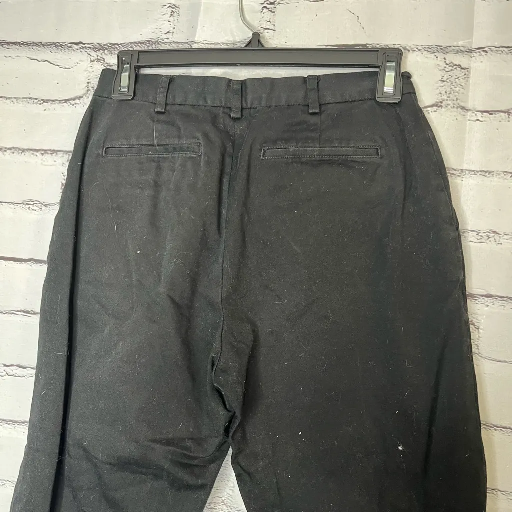 GAP Black Stretch Capri Pants Versatile Comfortable High Waist SZ 4 Baggy Casual - Image 9