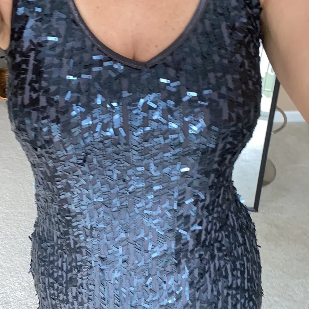 Sequin shiny NYE cocktail dress Size M - Image 3