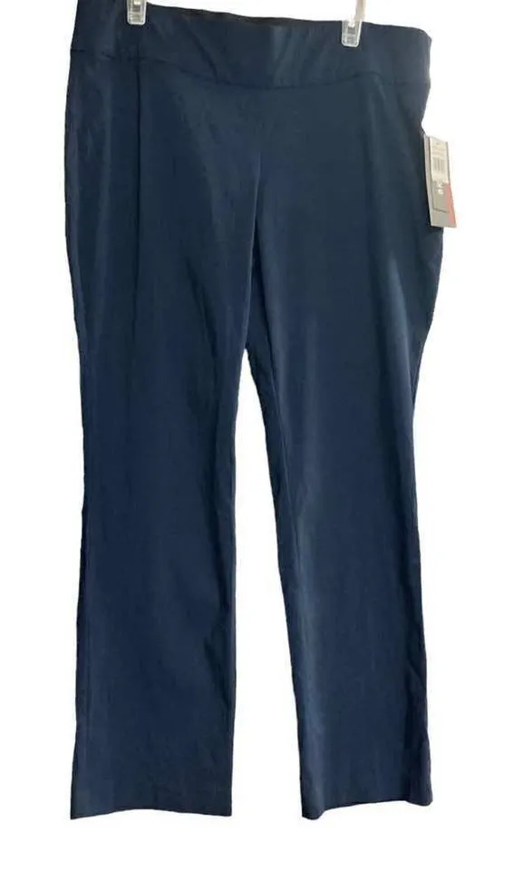 BRIGGS New York Navy Women’s Dress Pants Size 16P New With Tags - Image 1