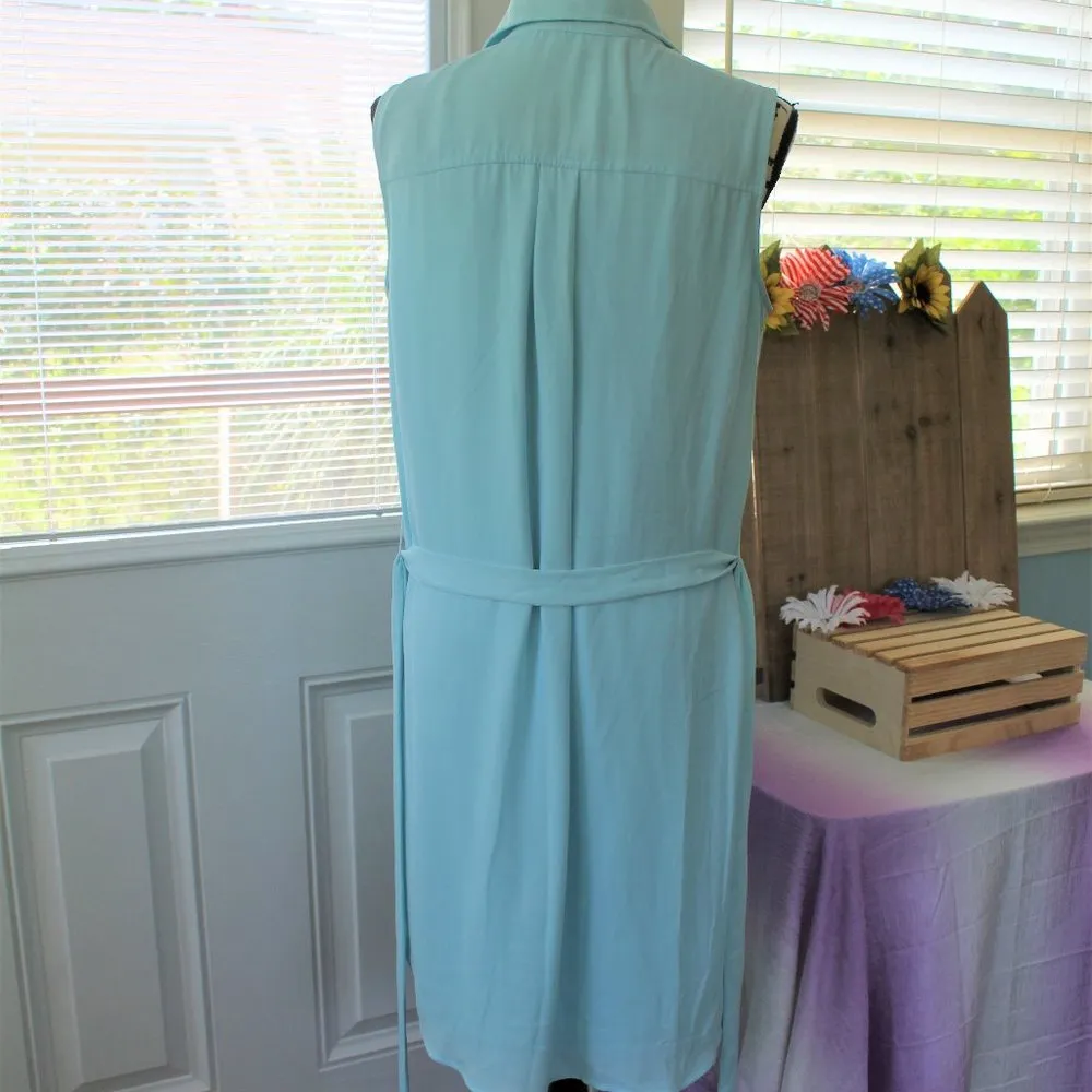 🔥REDUCED 🔥 New York & Co Shirt Dress Belted Light Summer - Image 5