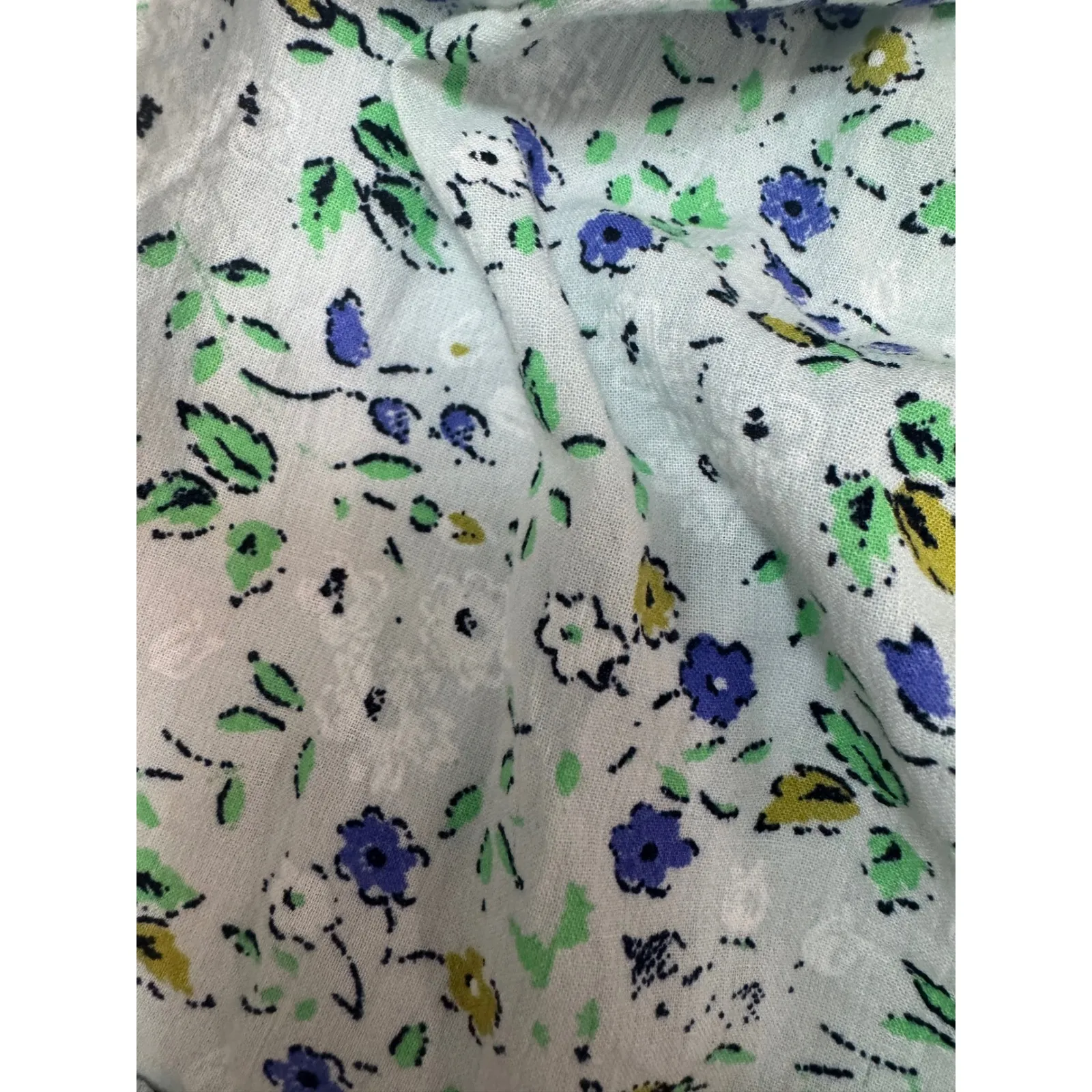 Aerie Spring Fling Floral Halter Mini‎ Dress Large Cotton Size Small NWT - Image 6