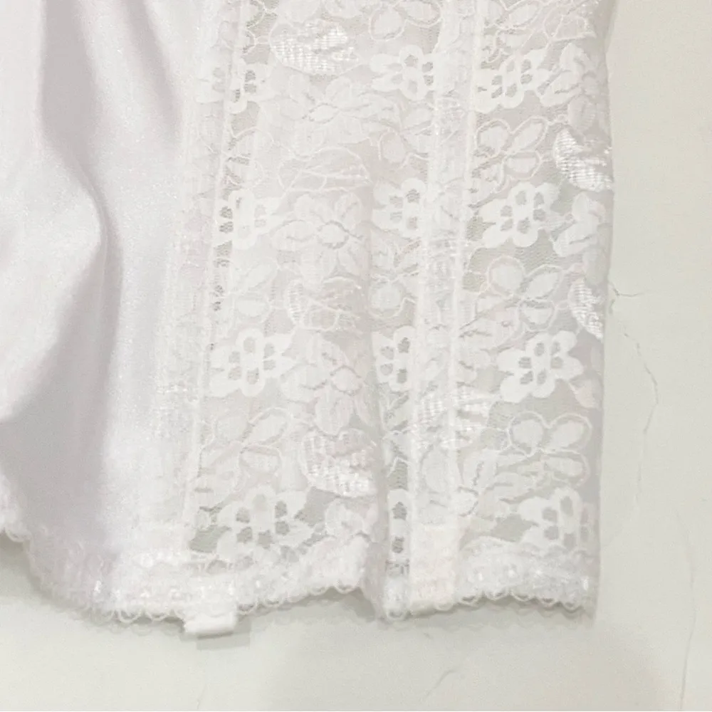 DOMINIQUE Style#8949 Colette Lace White Corset Bridal Bra Size 36DD (E) - Image 8