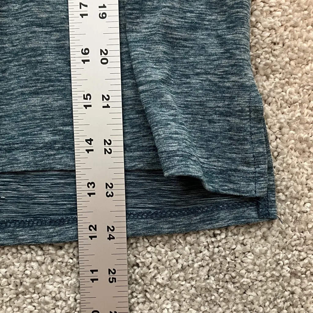 RBX Women's Short Sleeve Heathered Navy Tee‎ Size S Gray - Image 5