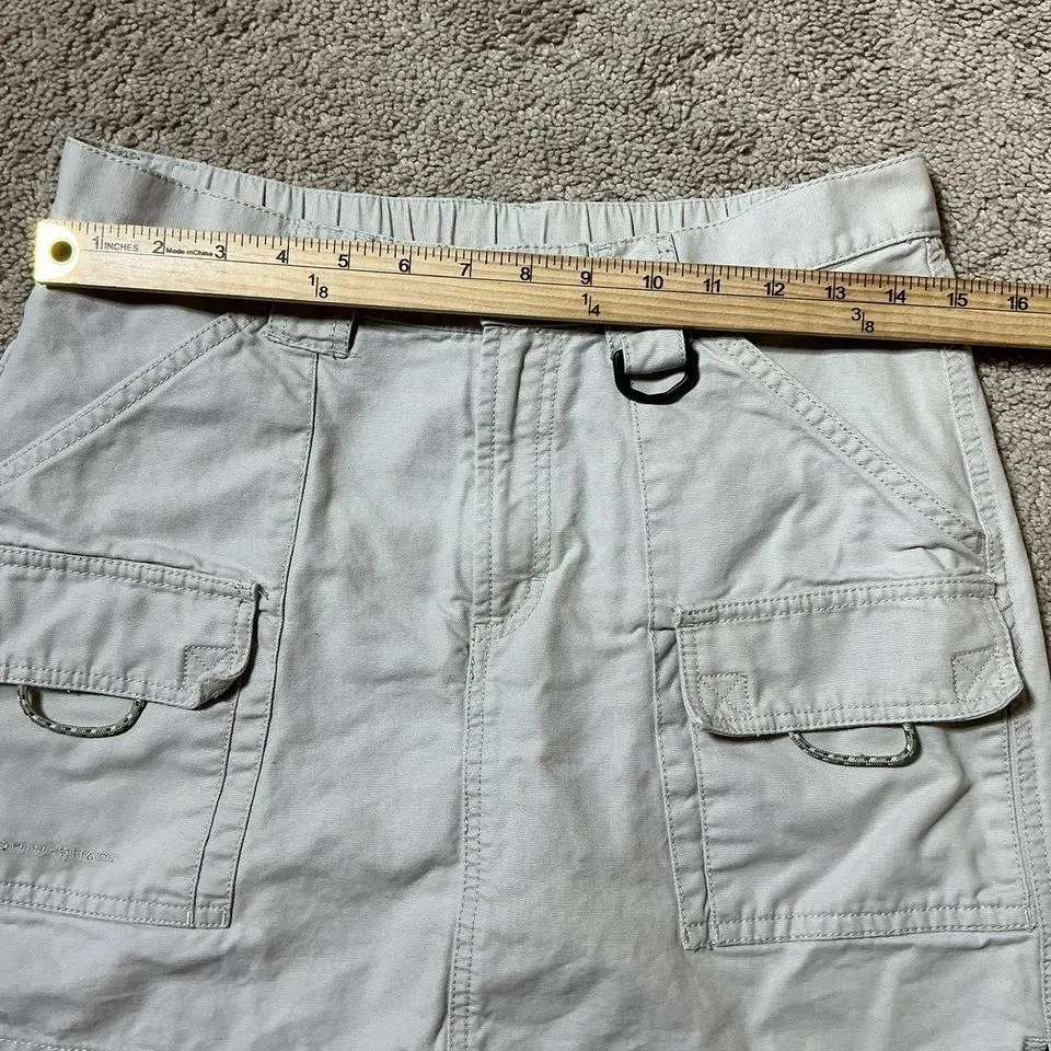 Columbia Sportswear Women's Casual Cargo Skirt Beige Elastic Waist Size S - Image 5