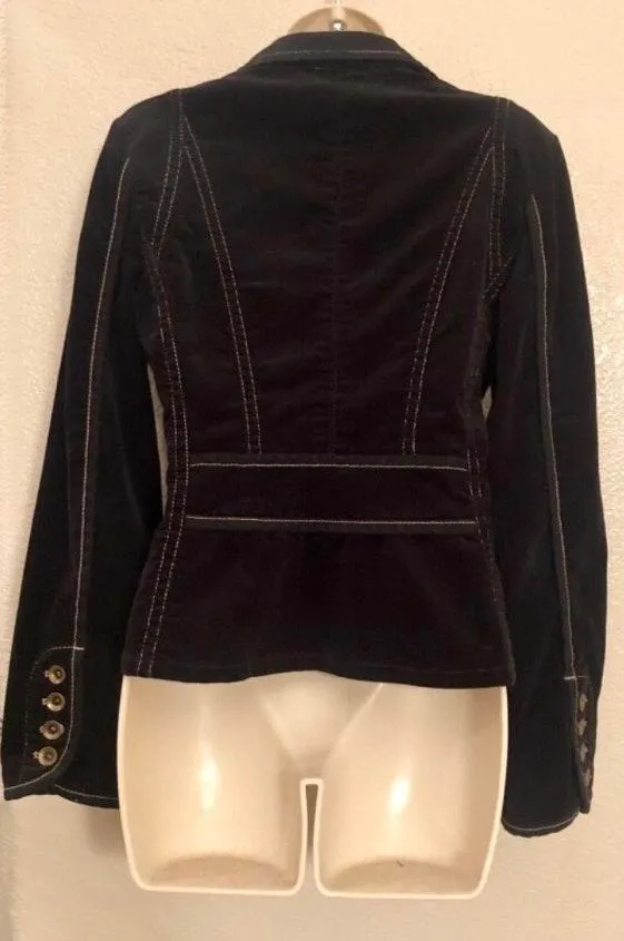 Perfect Black  Loft cotton & spandex blazer. Sz 4 - Image 4