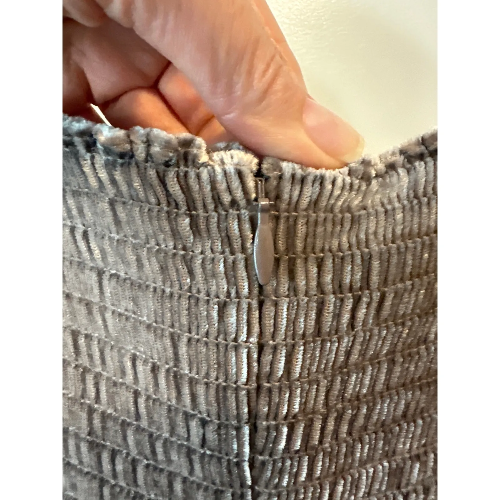 Reformation Frankie Velvet Maxi Dress NWT Dark Gray Size 10 - Image 6