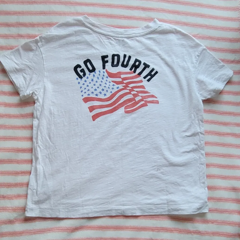 Old Navy Loose Americana Graphic Easy T-Shirt for Women - Image 5