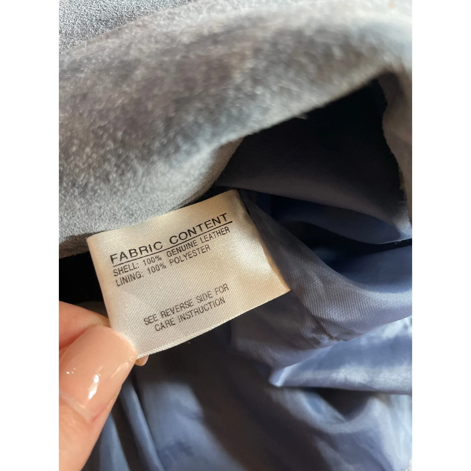 Vintage GIACCA Suede Chore Jacket XL Dusty Blue Leather Y2K 90s Barn Coat - Image 3