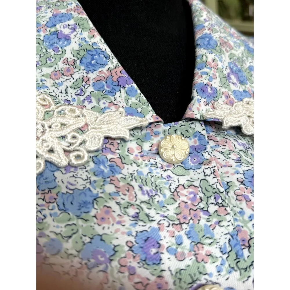 Vintage Fit n Flare secretary dress 70's does 50's Leslie Fay two piece - Image 8