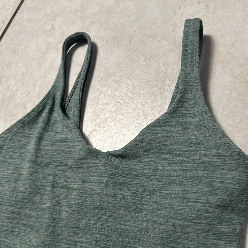 Lululemon Align Tank Heathered‎ Tidewater Teal - Image 4