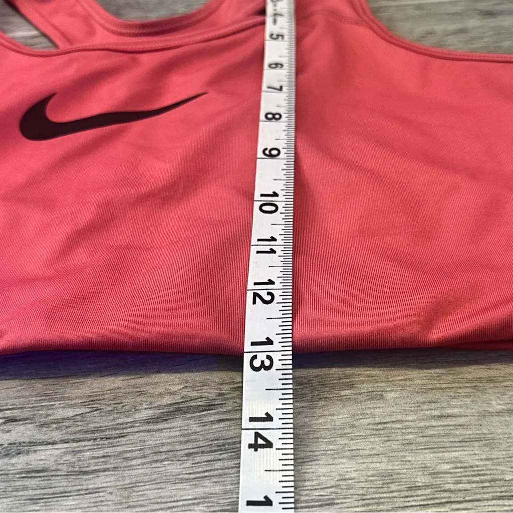 Nike Pro Dri Fit Hot Pink Workout Sports Bra Size XL Neon Running
Yoga Racerback - Image 3