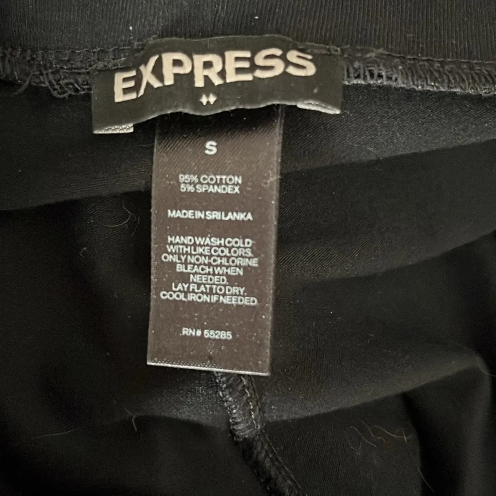 EXPRESS womens laddering cut leggings black - Image 4