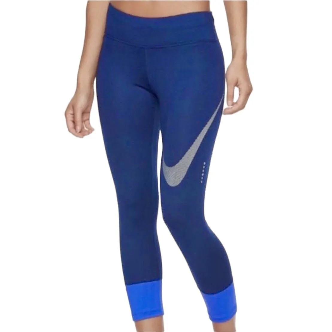 Nike Women's Pants Crop Sz XS Dri-FIT Essential Twist Running  Gym Sporty Active - Image 5