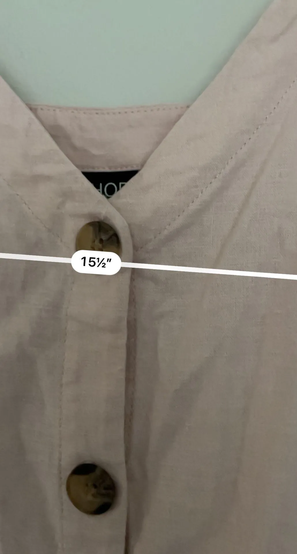 Mini Pink Button Down Dress - Image 2