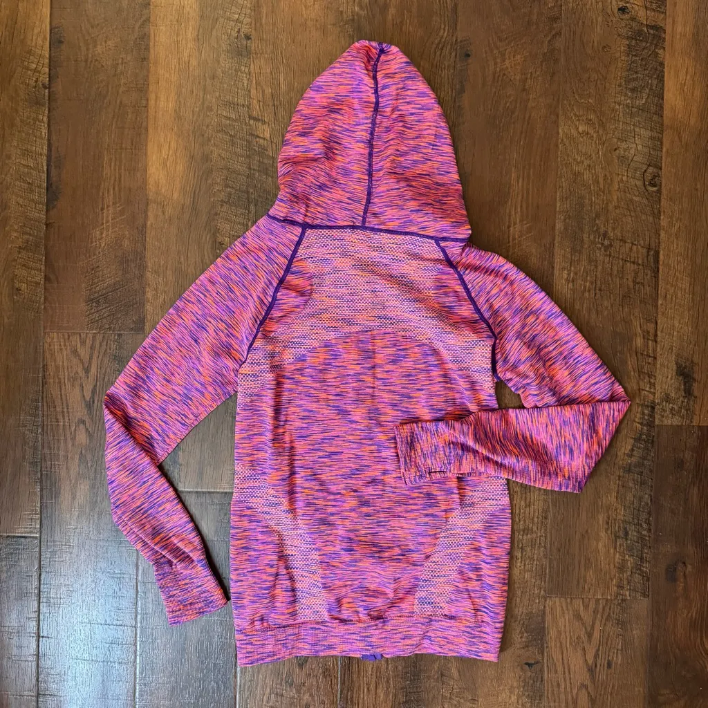 SOHO SPORT athletic hooded zipper jacket, size L Purple Size L - Image 3