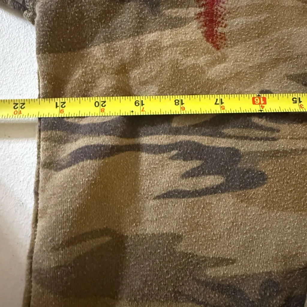 Johnny Was Kira Camoflauge  Floral Embroidery Pullover Hoodie Sweatshirt XS - Image 8