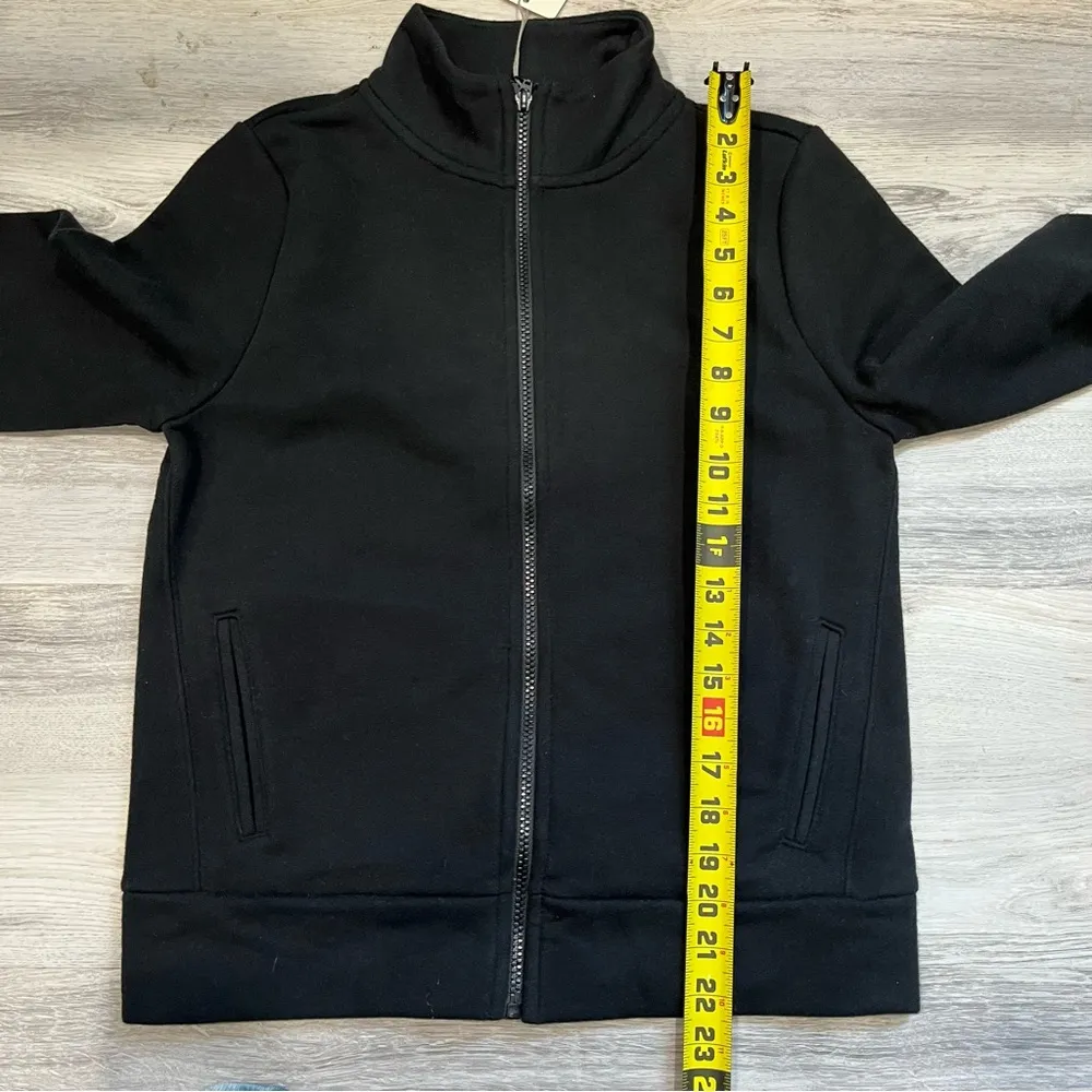 NWT A New Day Black Full Zip Jacket Soft Cozy Athleisure - Image 5