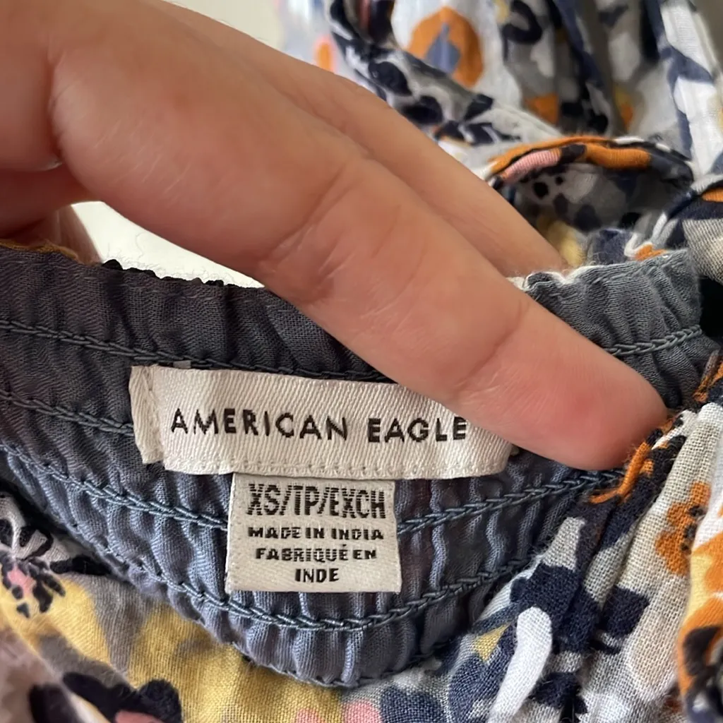 American Eagle - Floral‎ Button-Front Mini Dress - Image 9