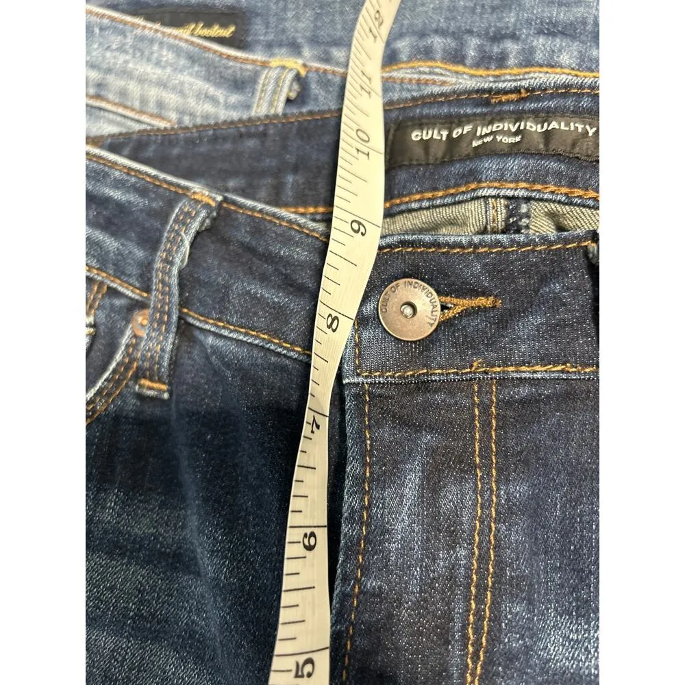 Cult of Individuality Gypsy Zen Midrise Women's Skinny Jeans Size 27 Blue - Image 8
