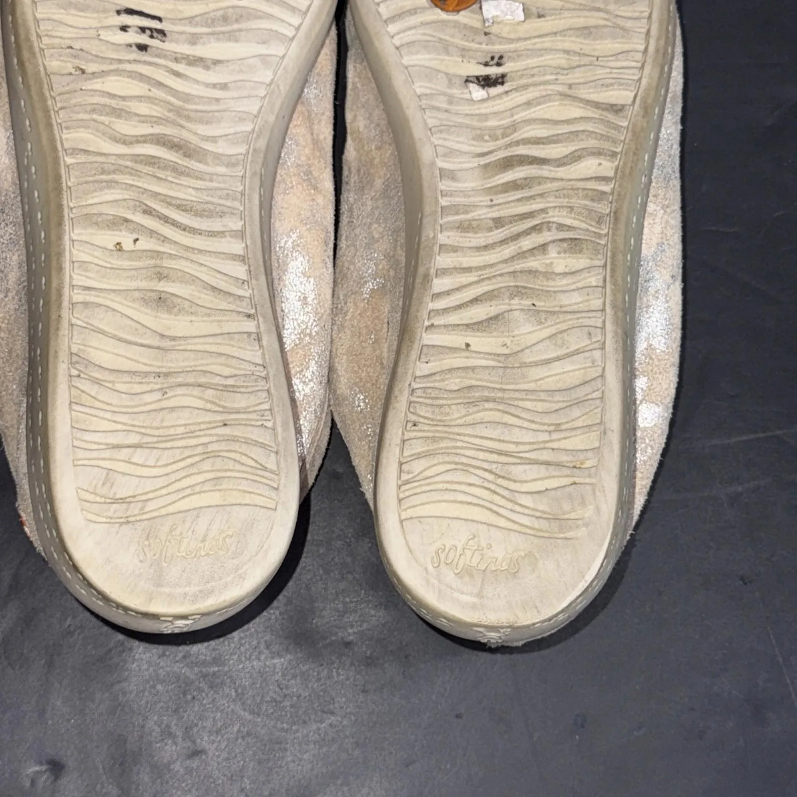 Softinos Quiet Luxury Designer Minimalist Beige Leather Portugal Sneakers Sz 41 - Image 13