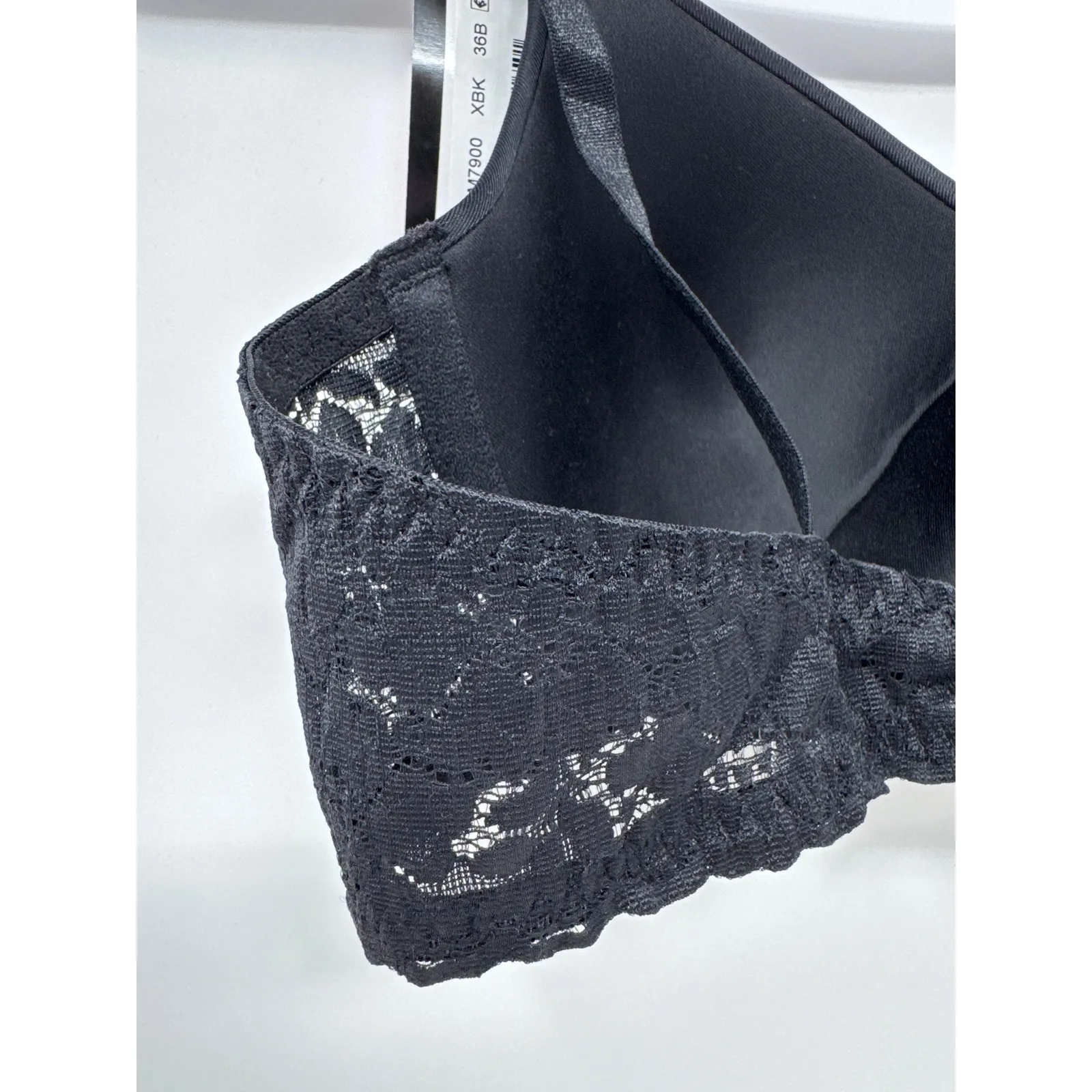 Brand New Maidenform Women's Size 36B Black Demi Underwire Lace Bra - Image 8