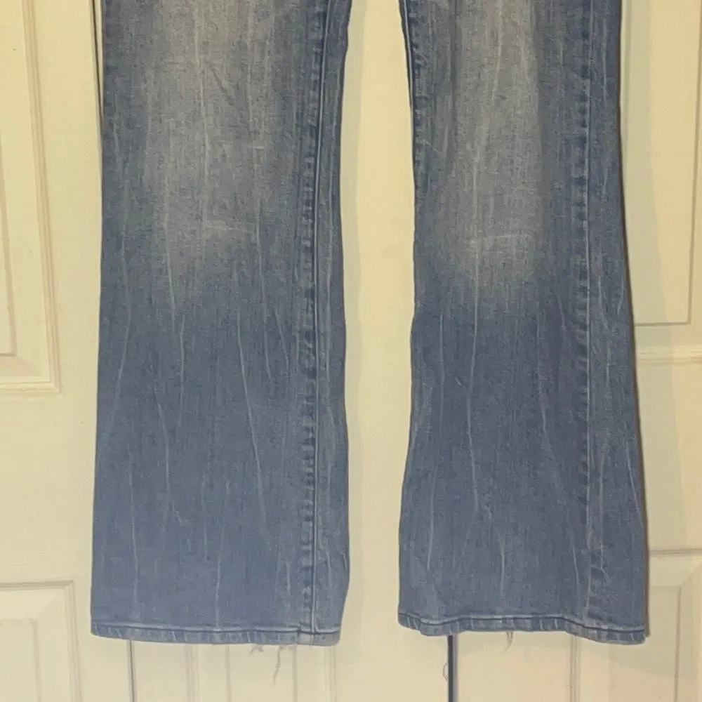 BCBGMaxAzria Distressed Claire Boot Cut Jeans 8 - Image 5
