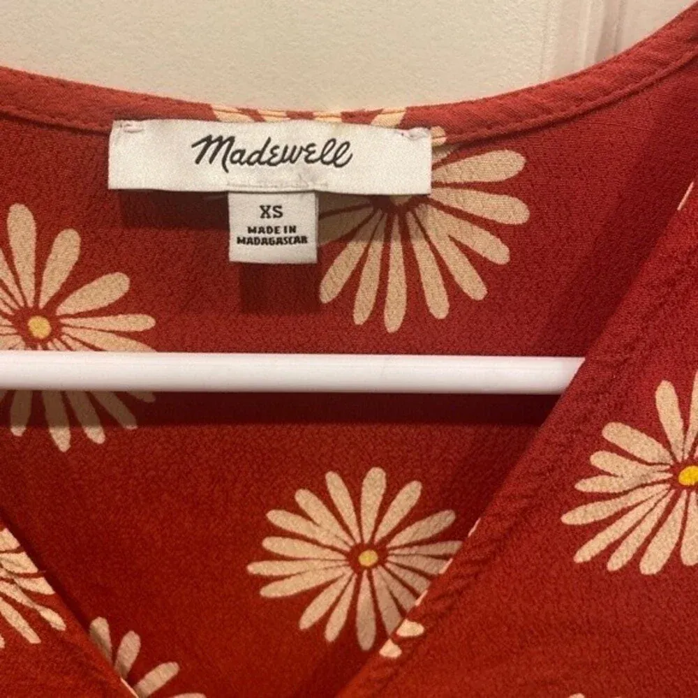 Madewell Sash Tie‎ Wrap Blouse SIze XS - Image 4